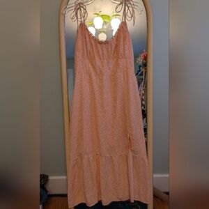 Abercrombie And Fitch Peach Floral Dress